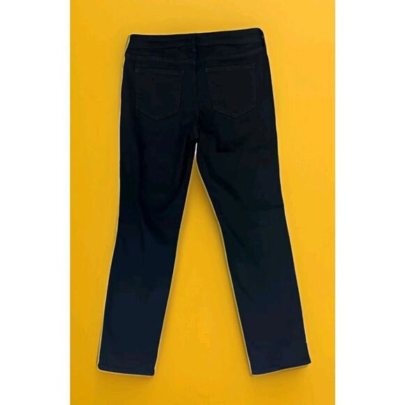 OLD NAVY NWT Womens Size 28 Mid Rise Power Slim Straight Black Jeans New A102 - Picture 2 of 5